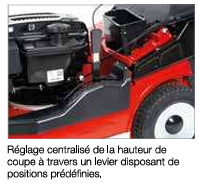 Tondeuses à gazon alluminium thermique tractées Efco 55HXF Honda 53 cm 163 cm3 2300-2600 m²