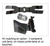 Tondeuses à gazon alluminium thermique tractées Efco 55HXF Honda 53 cm 163 cm3 2300-2600 m²