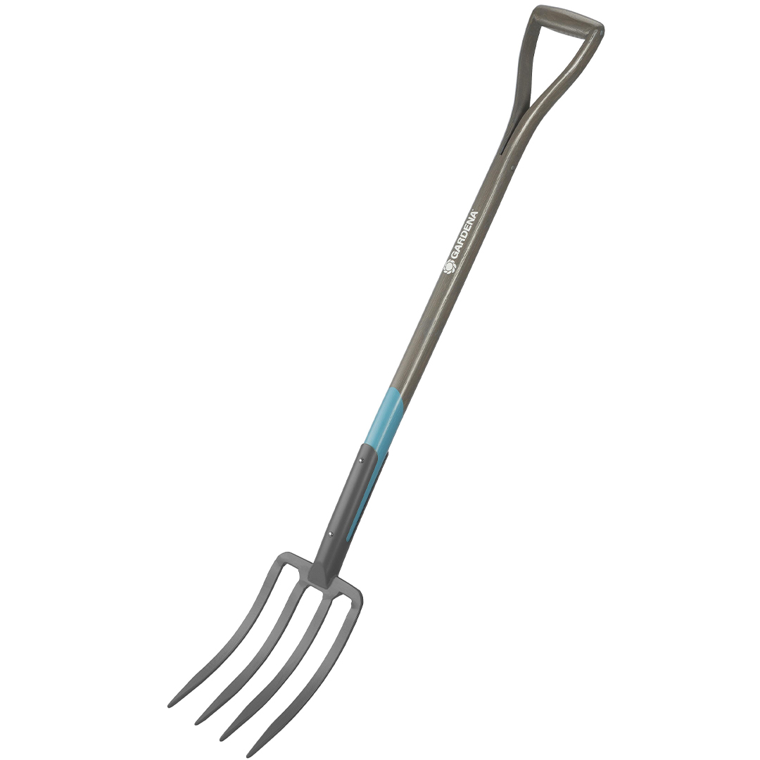 Fourche à Bêcher ProGarden - Hauteur 115cm - Manche Bois Et Dents Acier - Pour Jardinage