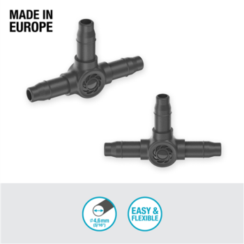 Dérivation en T 4.6 mm
