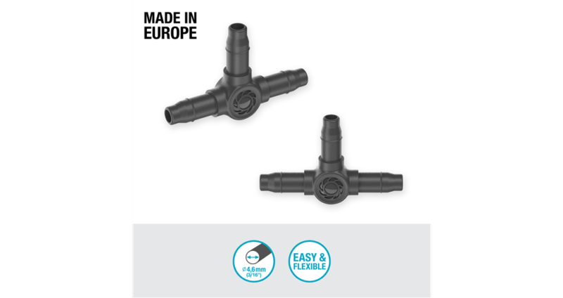 Dérivation en T 4.6 mm