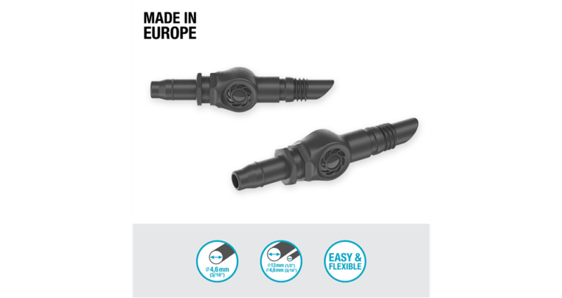 Jonction droite 4.6 mm
