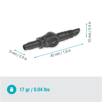 Jonction droite 4.6 mm
