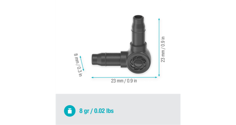 Jonction en L 4.6 mm