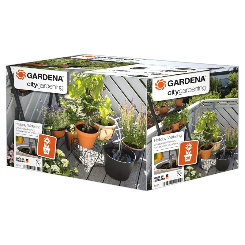 Kit arrosage automatique de vacances Jardin urbain 36 plantes