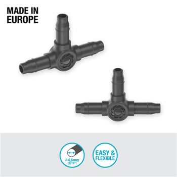 Dérivation en T 4.6 mm