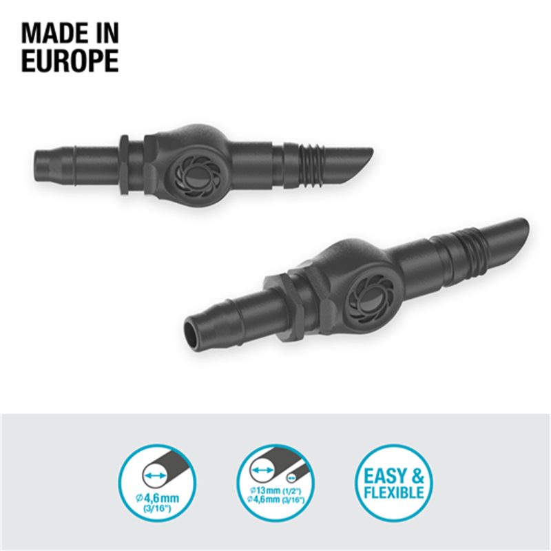 Jonction droite 4.6 mm