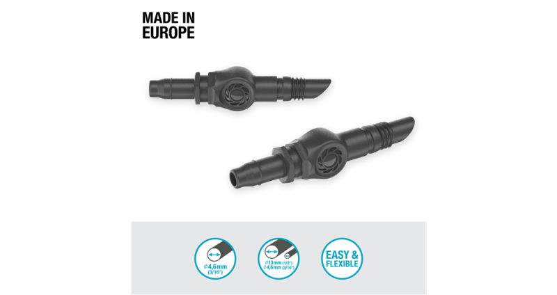 Jonction droite 4.6 mm