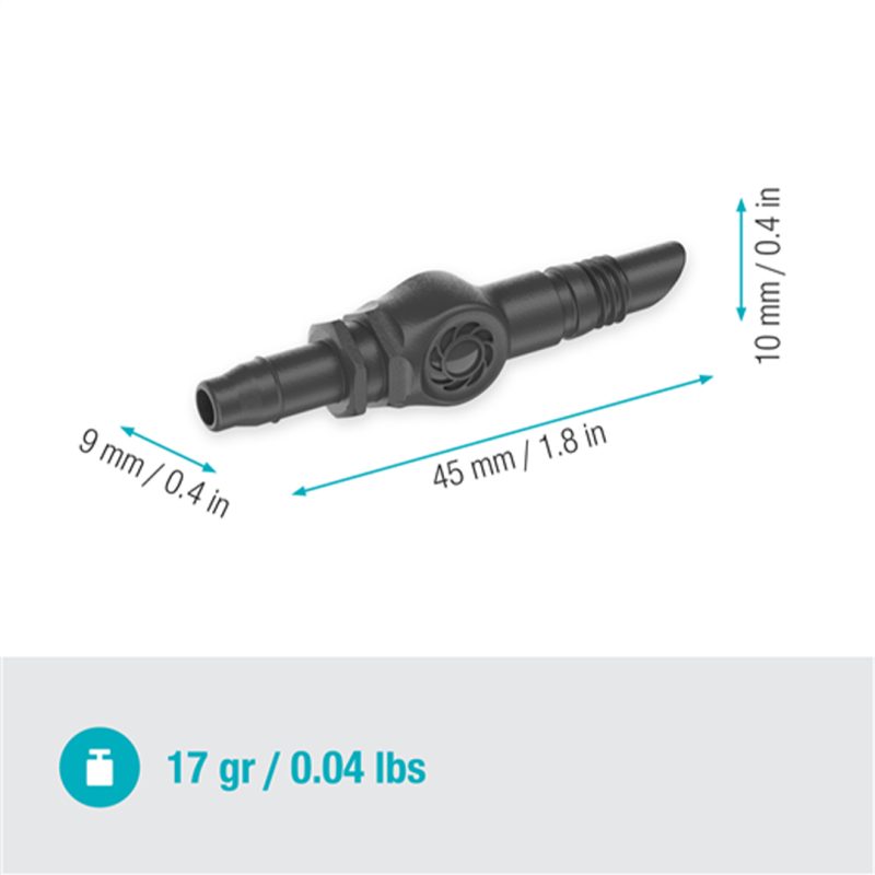 Jonction droite 4.6 mm