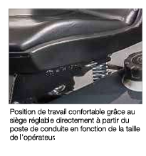 Tondeuse autoportée EFCO 105/16 K  105 cm 452 cm3 < 7.000 m²