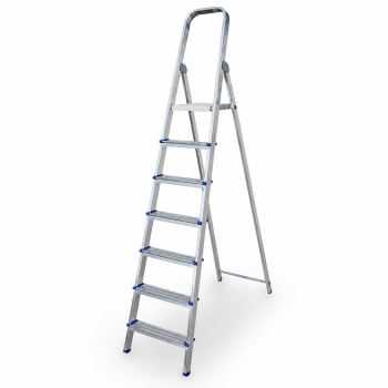 Escabeau Aluminium 7 marches, capacité 150 kg, marque portugaise JORMAX