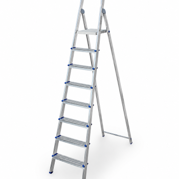 Escabeau Aluminium 8 marches, marque portugaise JORMAX, capacité 150 kg